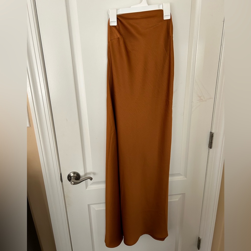 House of Harlow copper slip dress